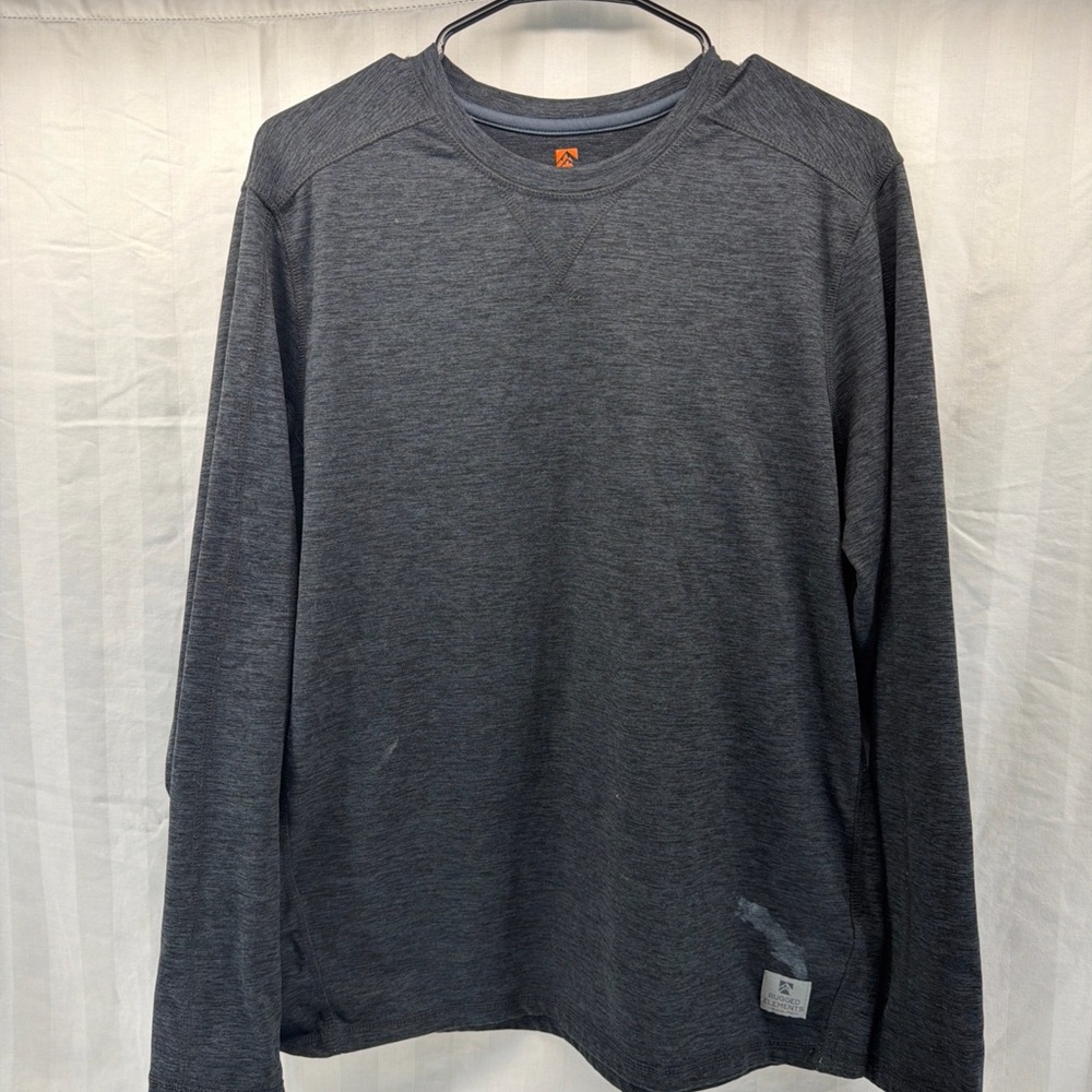 Men's Charcoal Long Sleeve Shirt